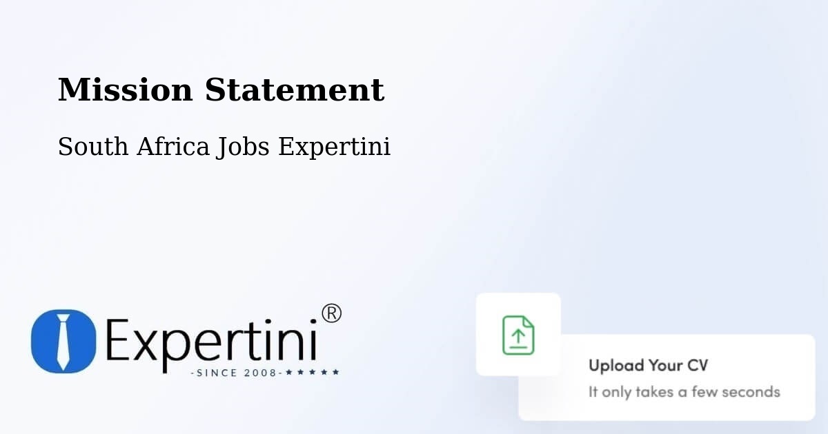 Corporate Mission – Worcester - South Africa Jobs Expertini
